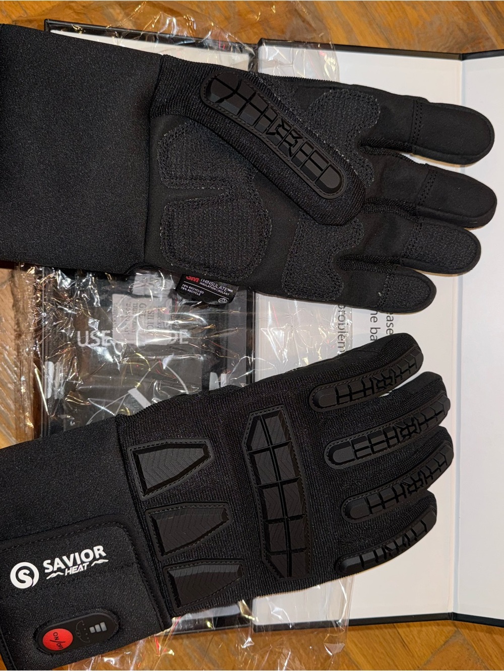 Savior Heated Black Utility Waterproof Utility Gloves - Picture 4 of 8